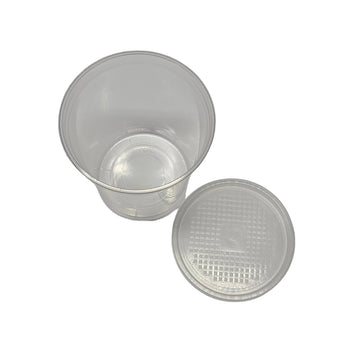 32 oz, Deli / Fruit Fly Cup with Fabric Waffle Lid