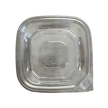 8 ounce square springtail snap cup with lid.