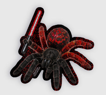 Darth Victious (Psalmopoeus victori) 2" x 2" Indoor/Outdoor Stickers LIMITED EDITION